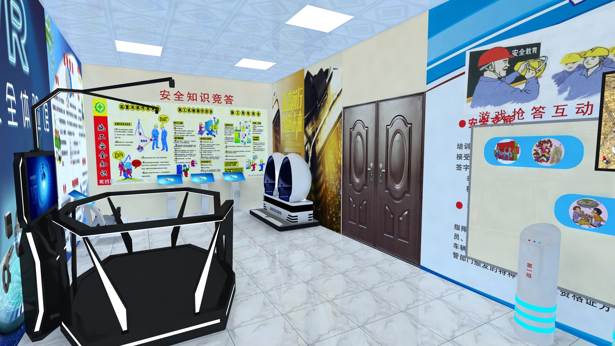 VR技術(shù)帶您進(jìn)入施工的危險(xiǎn)！江蘇建筑企業(yè)在工地施工現(xiàn)場(chǎng)設(shè)立VR安全體驗(yàn)館，引導(dǎo)工人安全生產(chǎn)